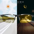 Солнцезащитные очки LIOUMO Мужские поляризационные, алюминиевые фотохромные очки UV400, для спорта на открытом воздухе, вождения, 2021