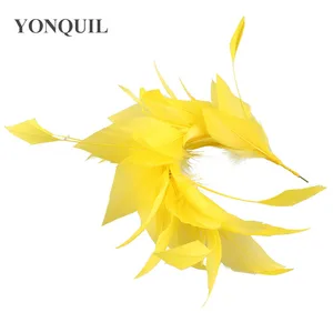 Новые Красивые индейки перо Свадебные корсажи перья рукоделие головной убор DIY шляпа Вуалетка Декор Аксессуары длина 25 см