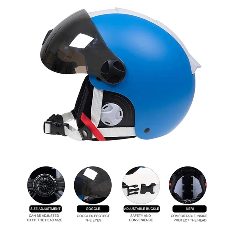 Лыжный шлем MOON 2019 для сноуборда цельноформованный мужчин и женщин открытый