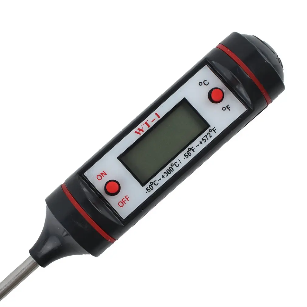 

Kitchen Digital BBQ Baking Food Thermometer Meat Cake Candy Fry Grill Dinning Household Cooking Stainless Steel Thermometer Tool