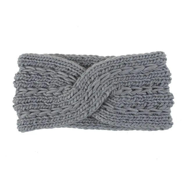 5 hair band Boho вязаная головная повязка для женщин девочек тюрбан повязки Крест крючком Лук украшения для волос твердый стрейч заколка-Твистер громоздкий вязаный головной убор аксессуары для волос для леди дропшиппинг подар - Цвет: 5 hair band