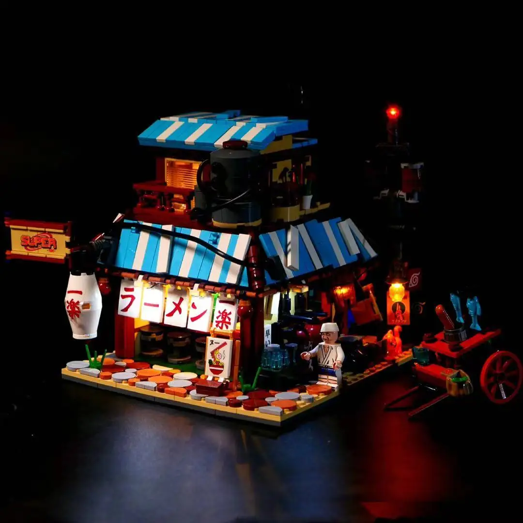

Кубики для кубиков рамен, светодиодсветильник ка, модель из серии комиксов MOC, креативные строительные блоки, кубики, игрушки, лучший подаро...