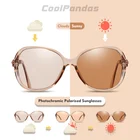 Солнцезащитные очки женские фотохромные, поляризационные, хамелеон, тонированные, антибликовые, для вождения, 2020