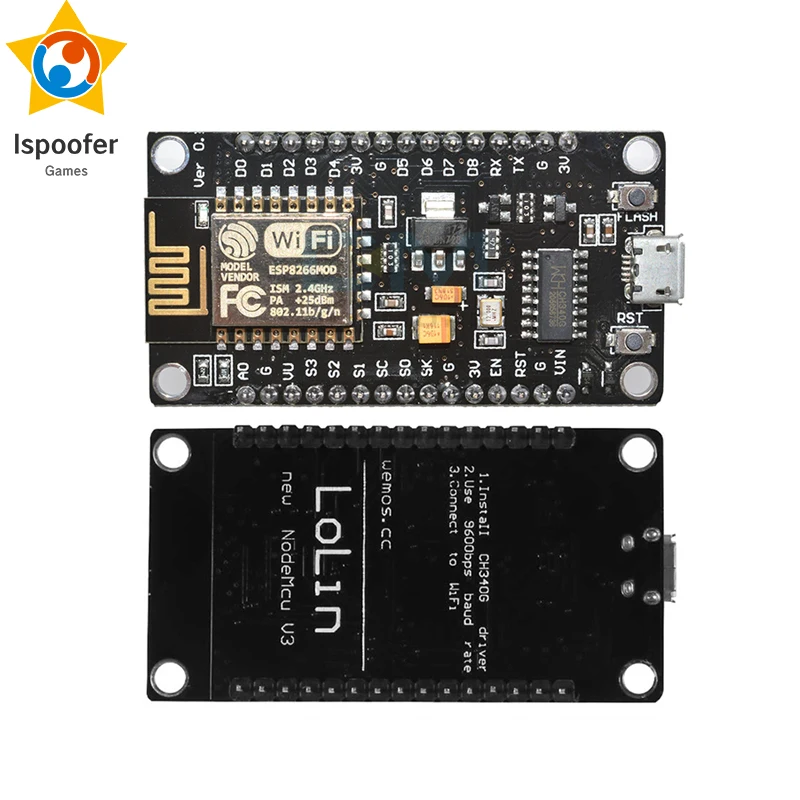 Беспроводной модуль NodeMcu v3 CH340 WIFI Интернет вещей Плата развития ESP8266 с pcb антенной