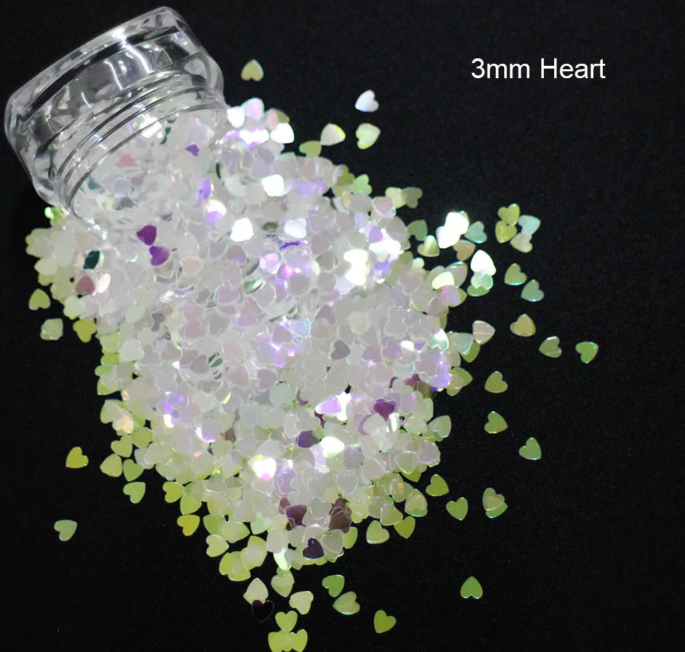 Звезда с принтом сердце Луна /круглой формы акриловая блестящие пайетки синий