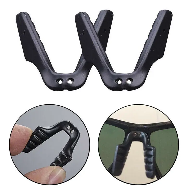 Силиконовые противоскользящие удобные стеклянные носоупоры V-образные для очков