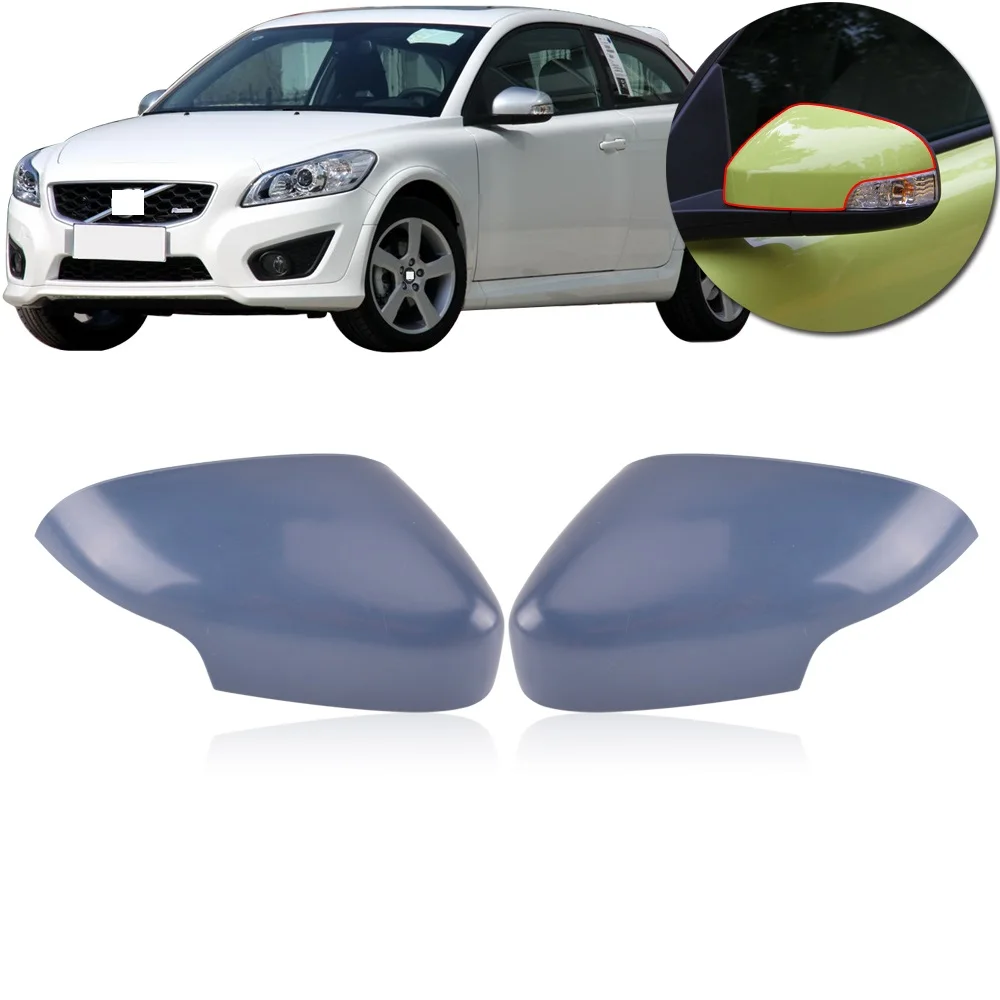 CAPQX для Volvo C30 2010-2012 внешнее зеркало заднего вида Крышка корпуса зеркала 39850573 базовый цвет не принт ни один цвет
