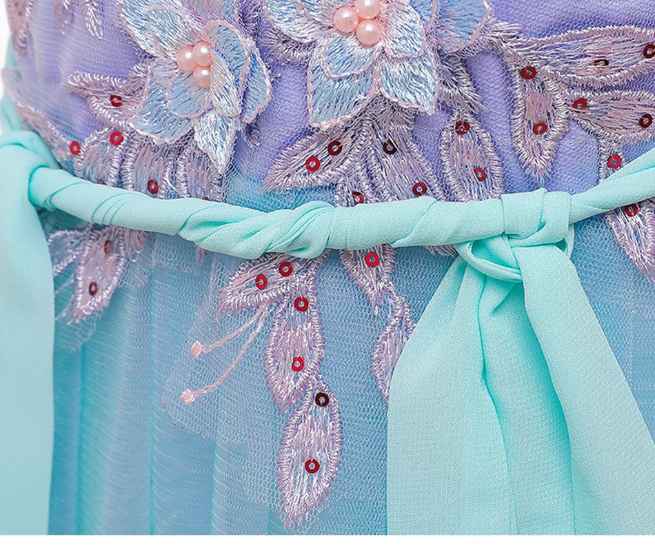 Платье принцессы хуамулан полный комплект наряд для вечерние ринки детская