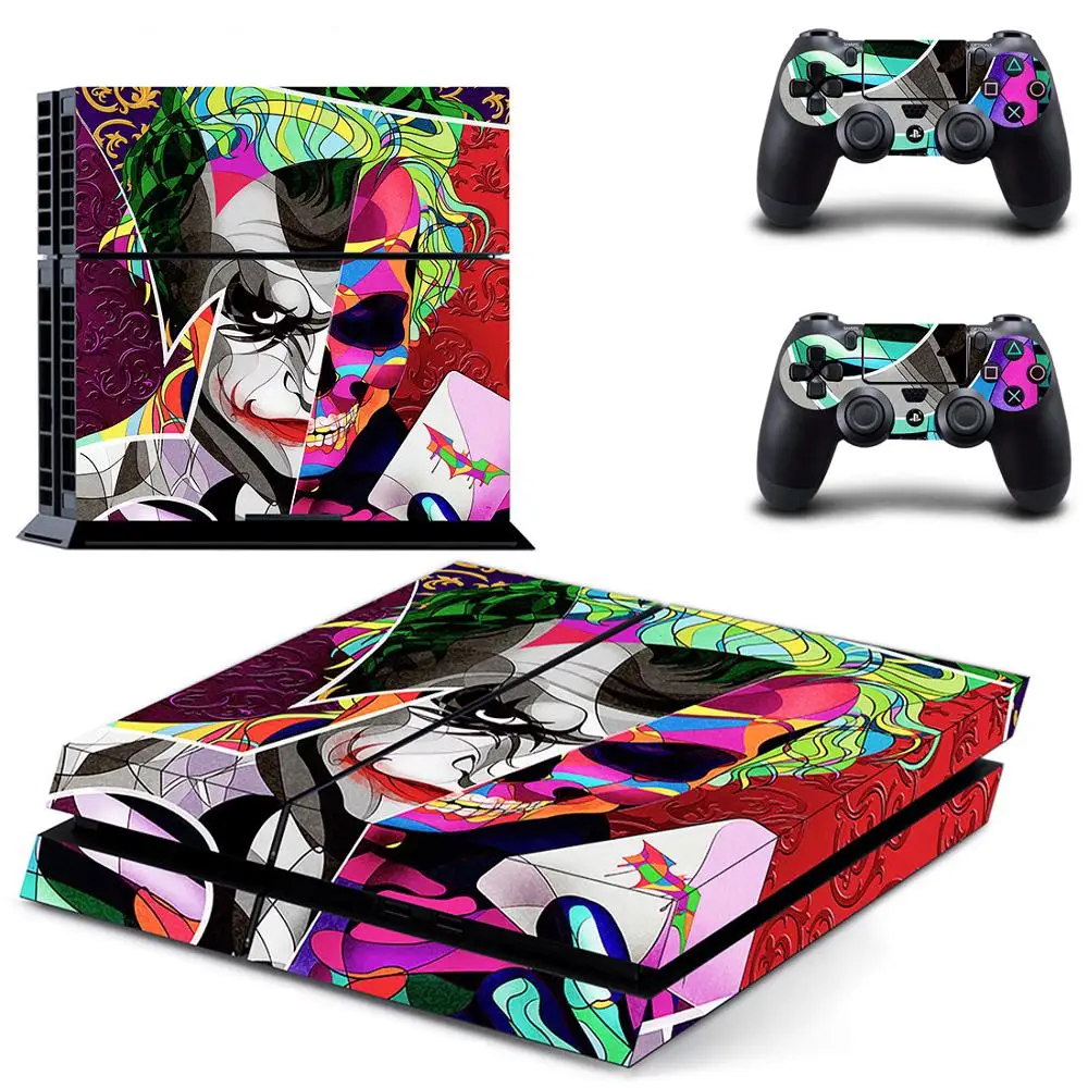 DC Джокер PS4 наклейка s Play станция 4 кожа Наклейки Обложка для playstation 4 PS4 консоль и контроллер скины - Цвет: DPTM2333