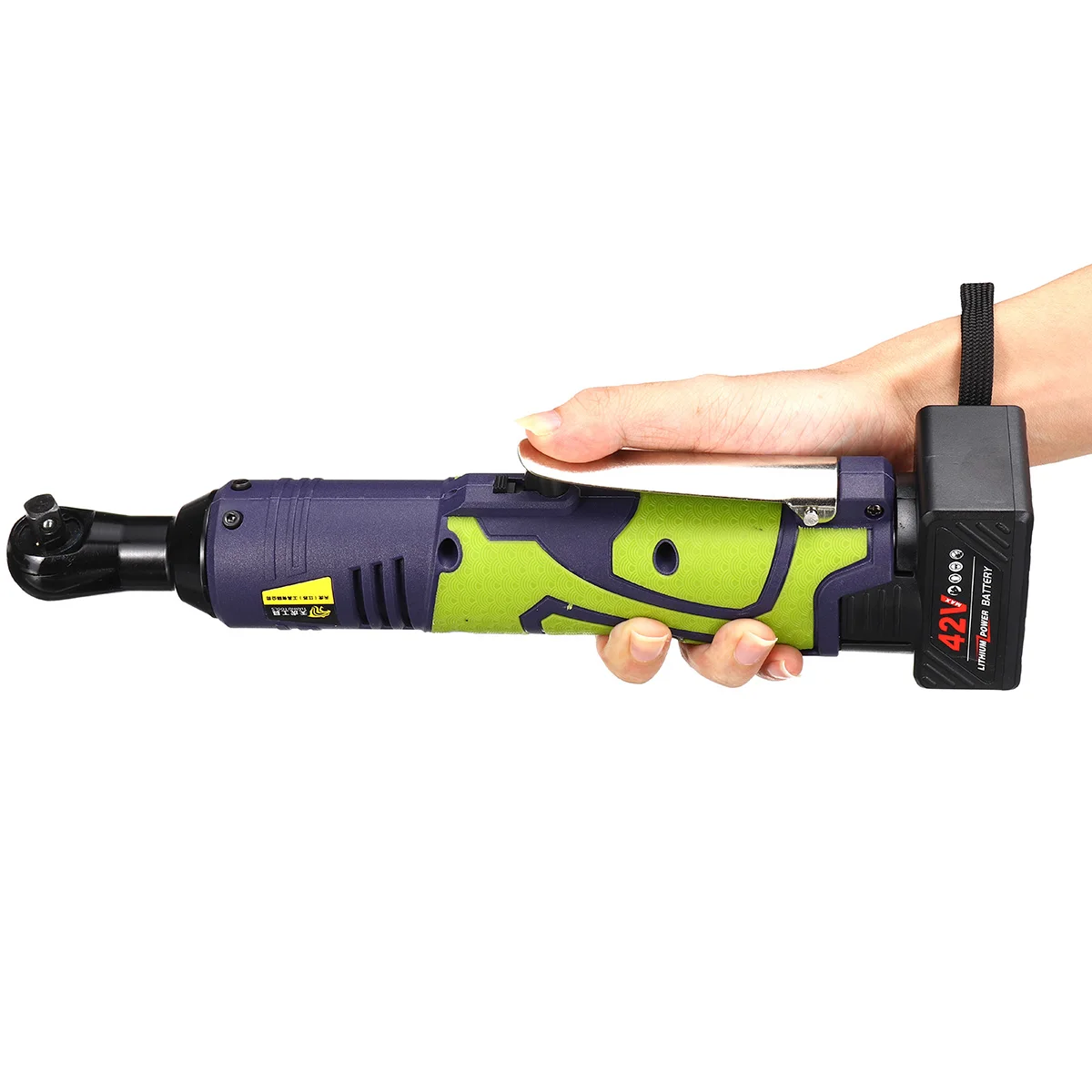 Новый 42 в беспроводной электрический ключ с трещоткой 3/8 дюйма угловая дрель