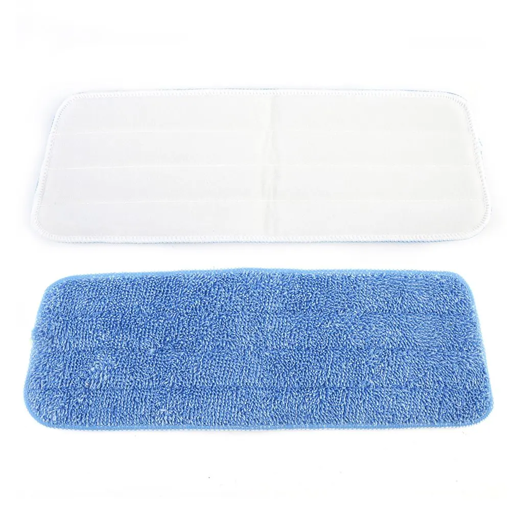 

Replaceable Microfiber Washable Mophead Wet And Dry Cleaning Mop Pads Fit Flat Spray Mops Household Cleaning Tools