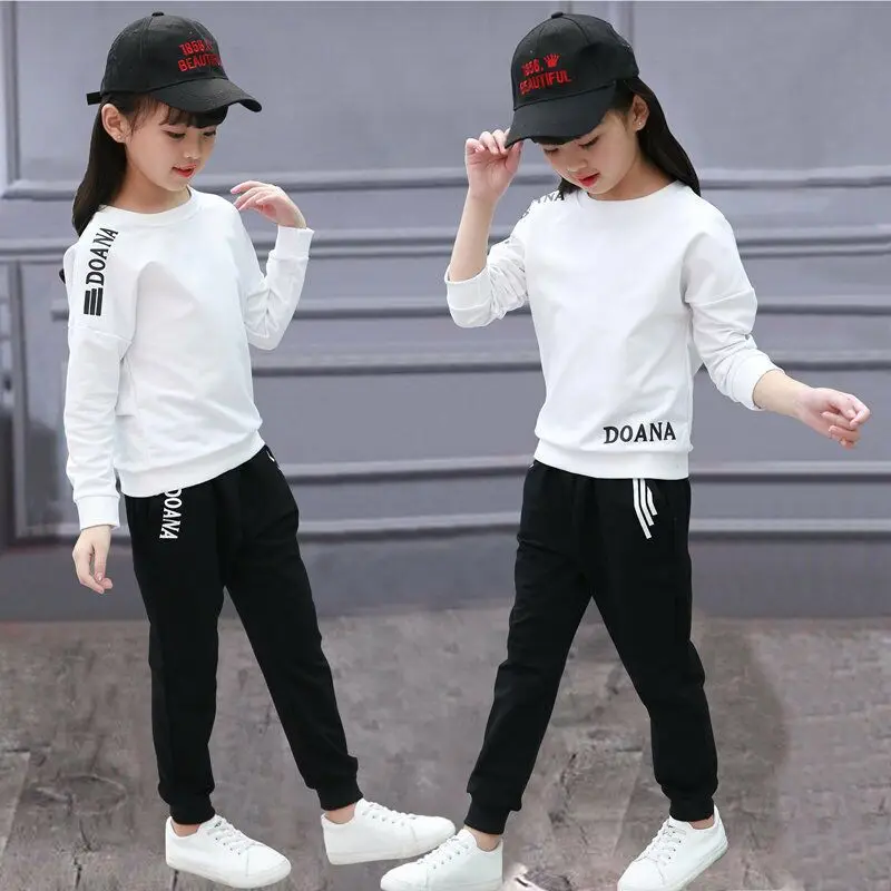 Комплект одежды для девочек-подростков повседневная хлопковая Детская