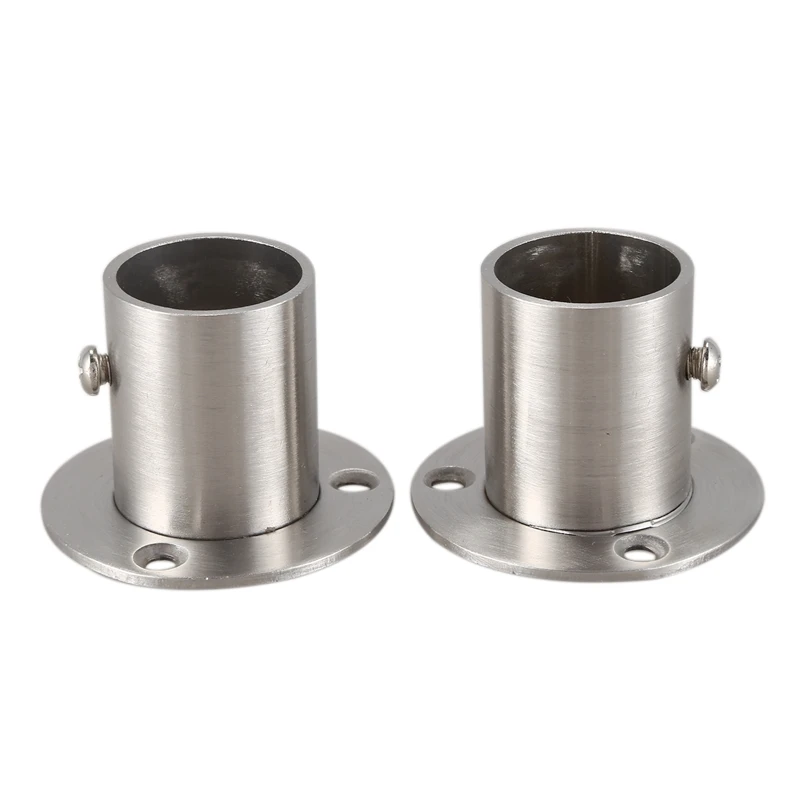 Новый 2 шт 25 мм x 38 Серебряный тон трубы из нержавеющей стали сварной шейный