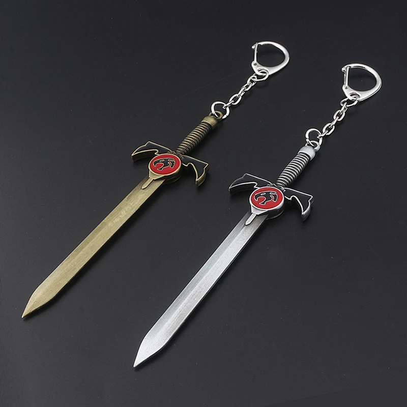 Брелок с изображением мультяшного меча оленя Thundercat металлический брелок оружия