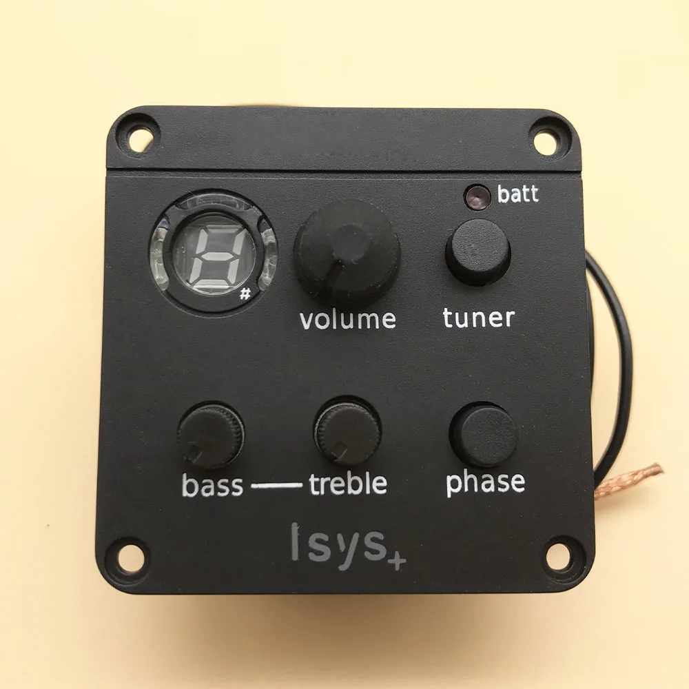 Акустическая гитара звукосниматель 2 диапазона EQ эквалайзер предусилитель с