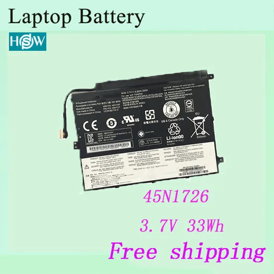 Аккумулятор для ноутбука Lenovo ThinkPad Tablet 10 45N1732 45N1733 100%|Аккумуляторы ноутбуков| |