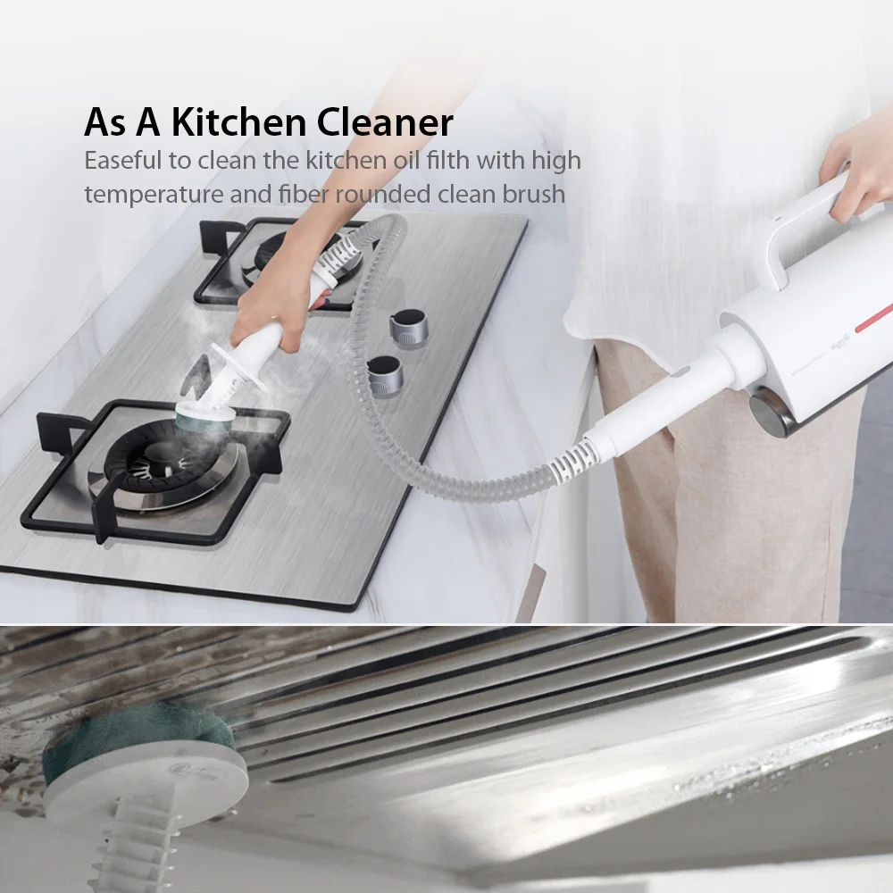 Deerma очиститель паровой полностью бытовой пылесос ткань глажка с 5 кистями для