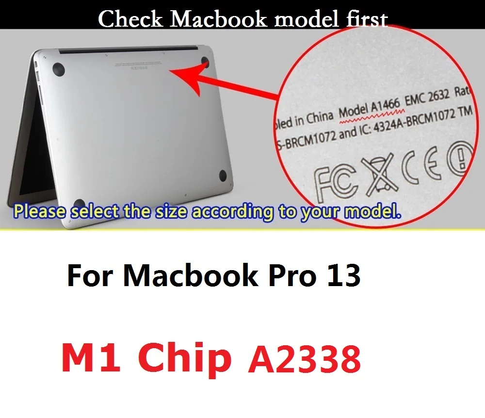 Мягкий чехол для клавиатуры Macbook new Pro 13 2020 A2338 M1 Chip EU US Силиконовая