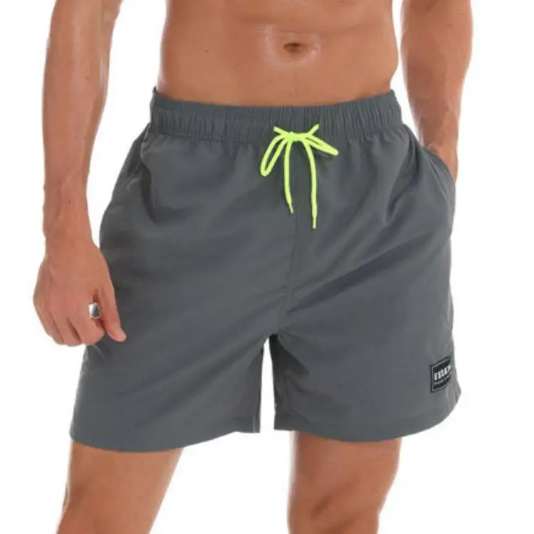 Best Selling Multiple Color Men Lake Blue Swim Surf Blank Board Shorts Casual Breathable Pockets Swimwear Without Logo | Спорт и