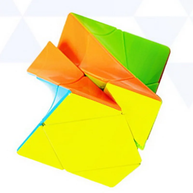 

New 3x3 Torsion Magic Cube Magnetique Coloful Twisted Cube Puzzle Toy Stickerless Puzzles Colorful Educational Toy Bandaged Cube