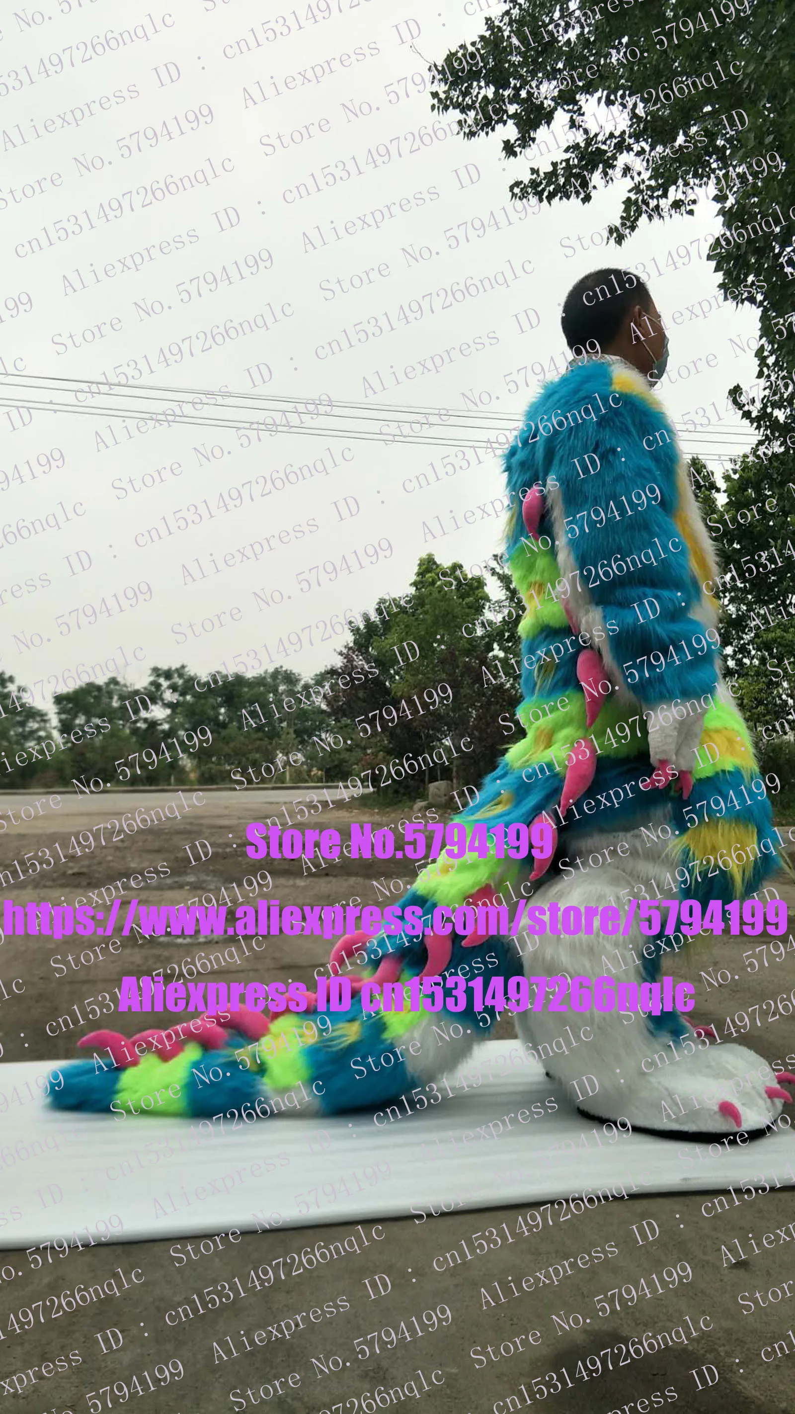 Digitigrade ножки хаски собака лиса волк Fursuit костюм Взрослый мультяшный персонаж