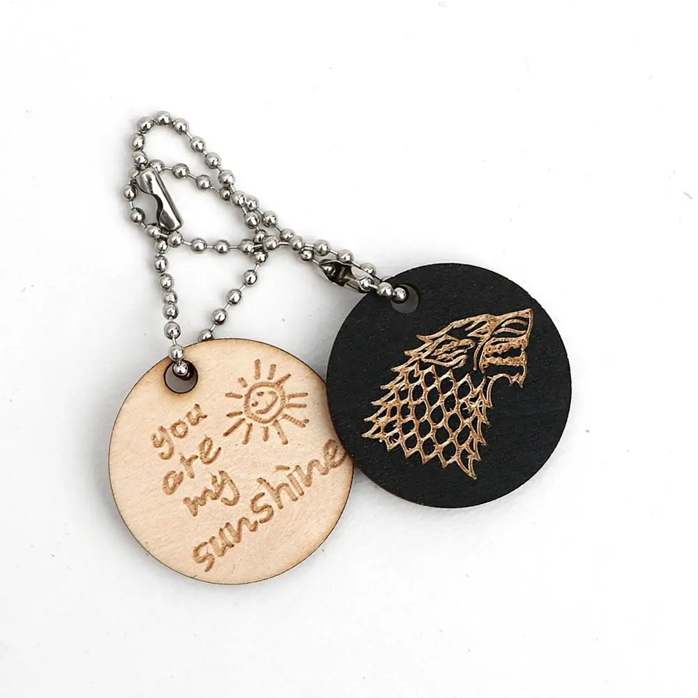 keychain Старинная резная деревянная музыкальная шкатулка для рук You Are My Sunshine с днем рождения, память на свадьбу, Мартовский свадебный подарок, подарок на день рождения - Цвет: keychain