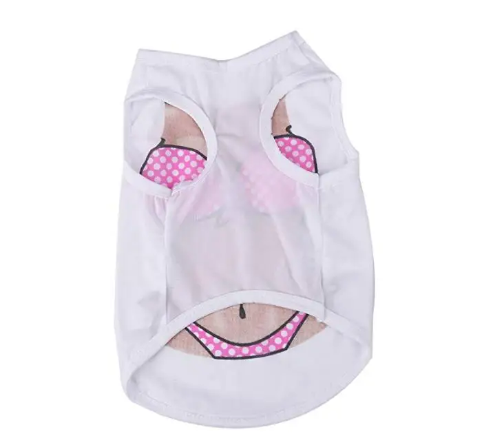 Милый полный бикини из полиэстера жилет для чихуахуа одежда маленьких собак