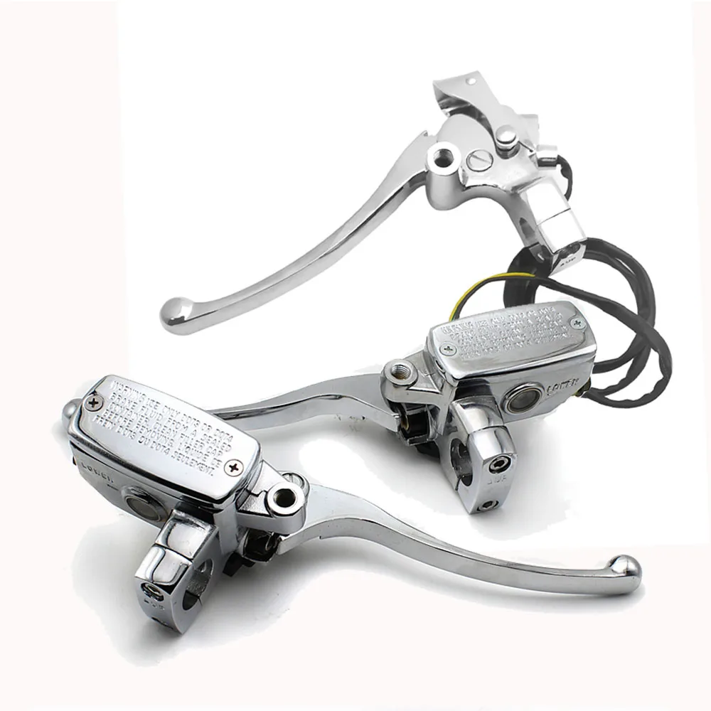 

Rigth Left Brake Master Cylinder For GY6 Scooter 150 125cc Baron Bms Retro Znen 25mm Handlebar ZN50Q-T ZN125T-H-20