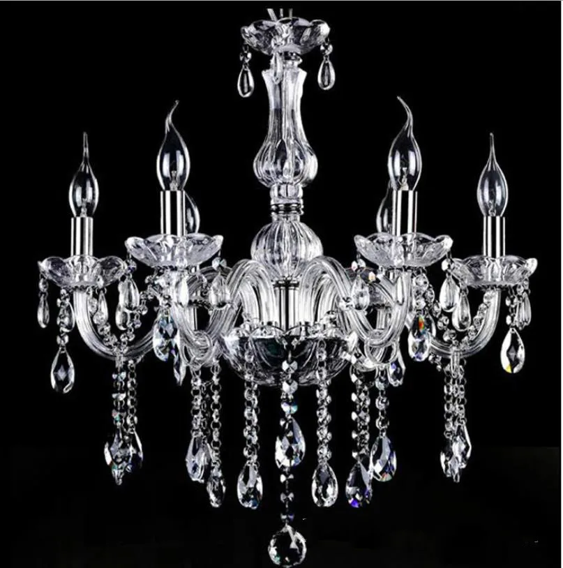 Дешевая хрустальная люстра светильник светильники из хрусталя E14 ветительные