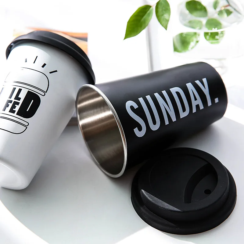 Кофейные кружки утолщенные из нержавеющей стали кофейные чашки для чая большая