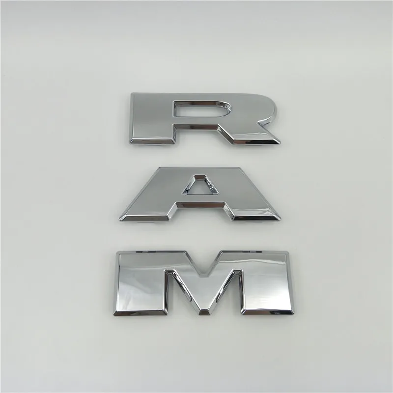 silver Для Dodge Ram 1500 Rebel эмблема на решетку радиатора капот логотип значок табличка автомобильные аксессуары - Название цвета: silver