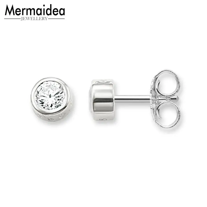 Круглые серьги гвоздики с кристаллами новинка 2020 Модная бижутерия модный