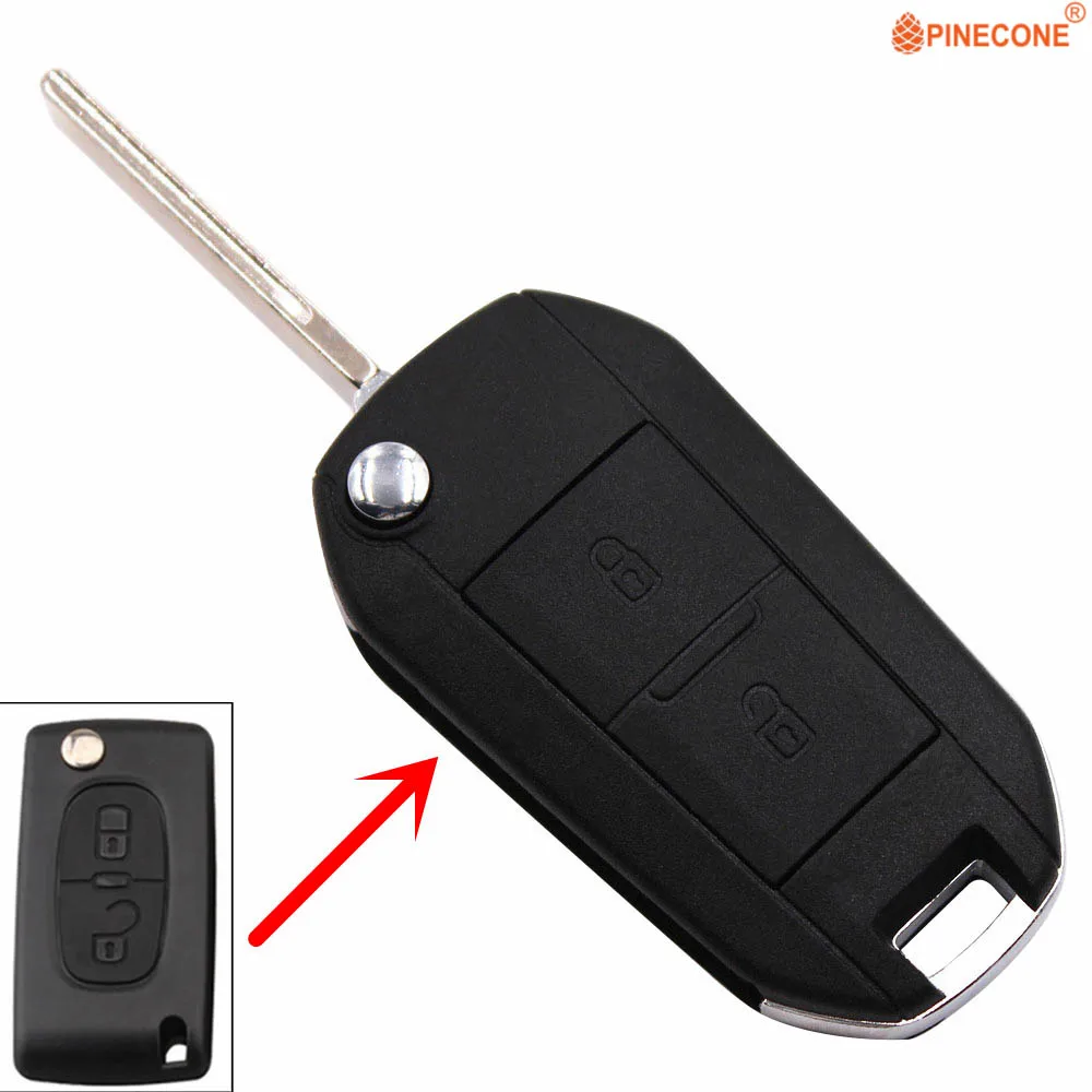 

Автомобильный брелок PINECONE для Citroen C4 C5 C 4/C Triumph 2 Button HU83