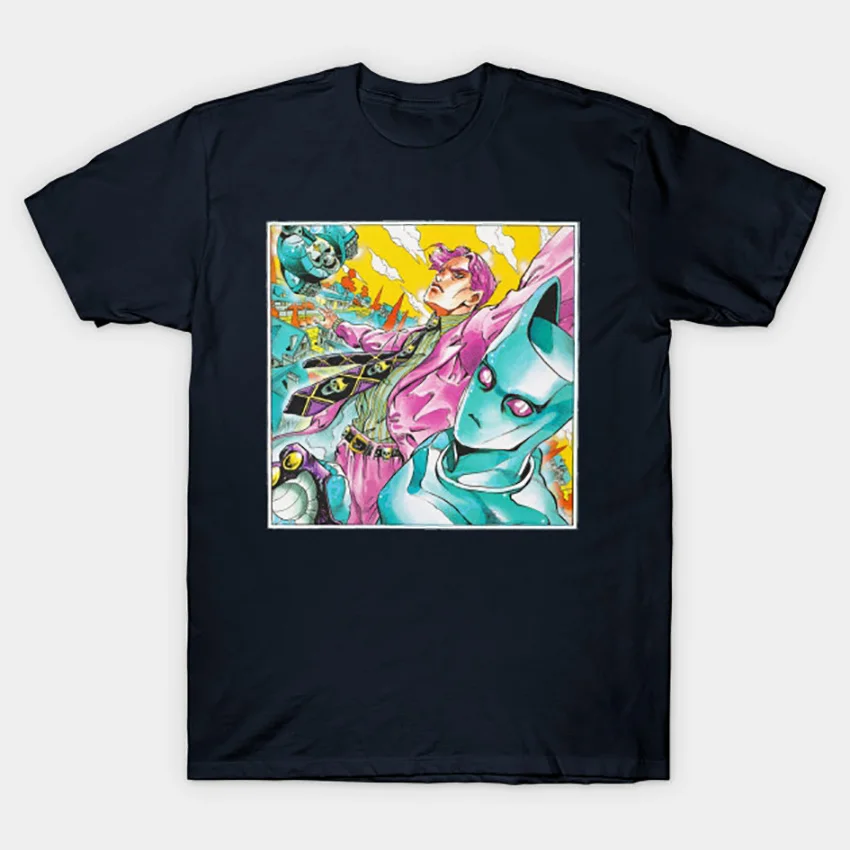 JJBA - Kira Queen/футболка Jojos Необычные приключения футболка отвесное сердце убийца