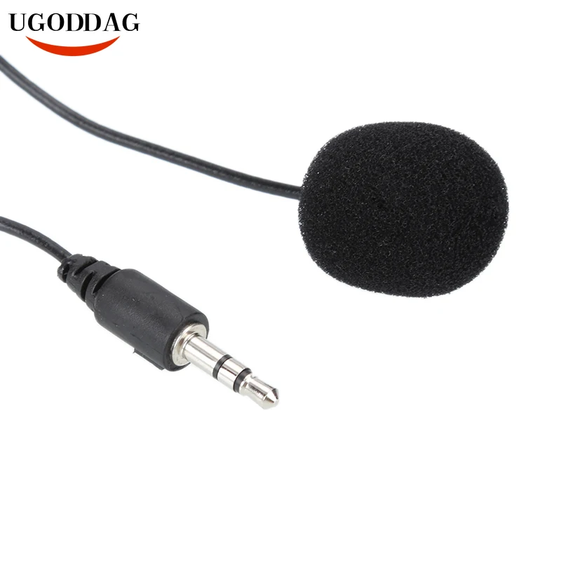 Компактный портативный петличный конденсаторный микрофон с креплением на