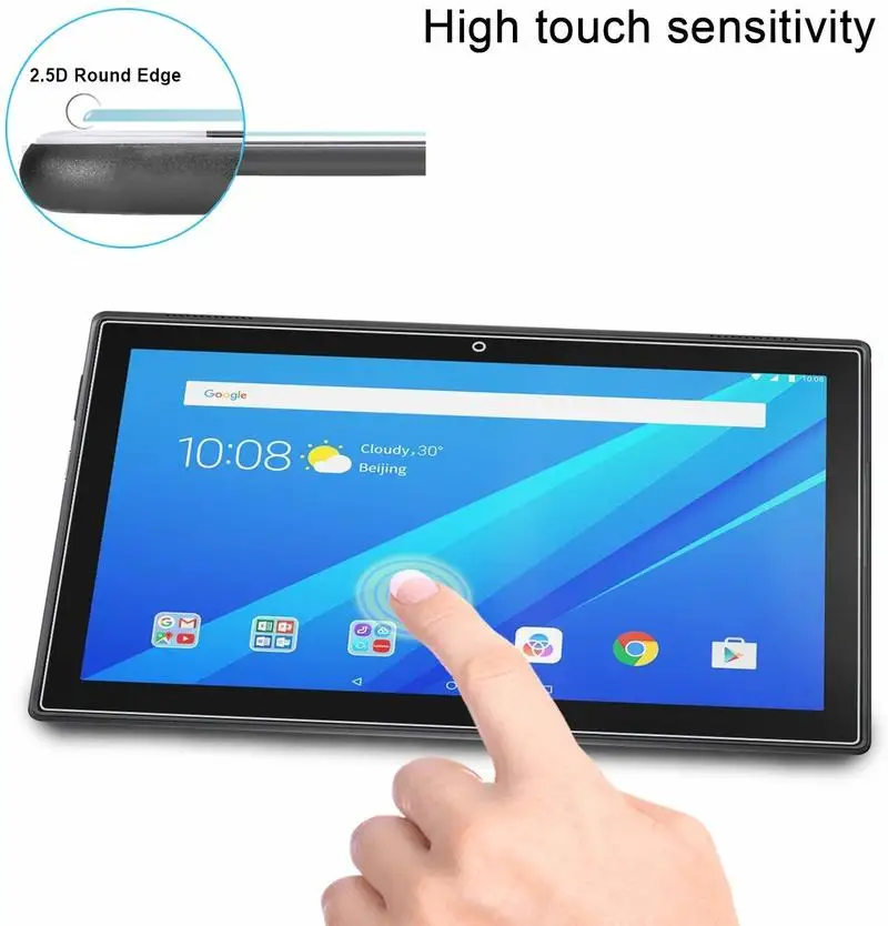 Закаленное стекло для Lenovo Tab E10 E7 E8 M10 P10 P8 Защита экрана TB-X104F/7104F/8304F/X605F/X705L