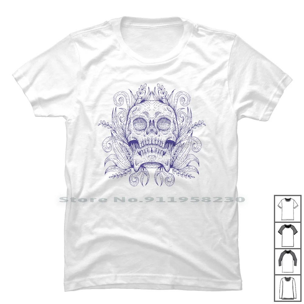 

Skull T Shirt 100% Cotton Property Skull Sales Agent Ship Home Hip Buy Me