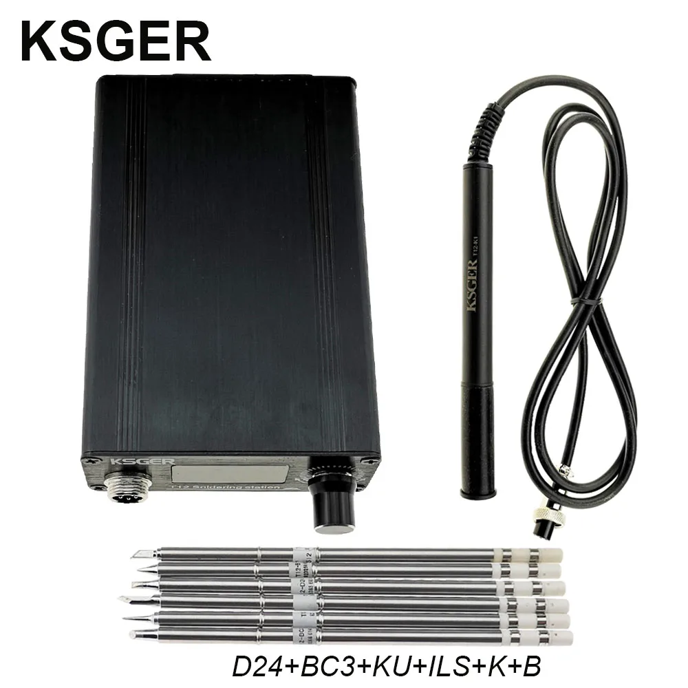 Sets 6 KSGER T12 паяльник STM32 V3.1S OLED DIY пластик FX9501 ручка электрические инструменты быстрый нагрев T12 железные наконечники 8s банки - Цвет: Sets 6