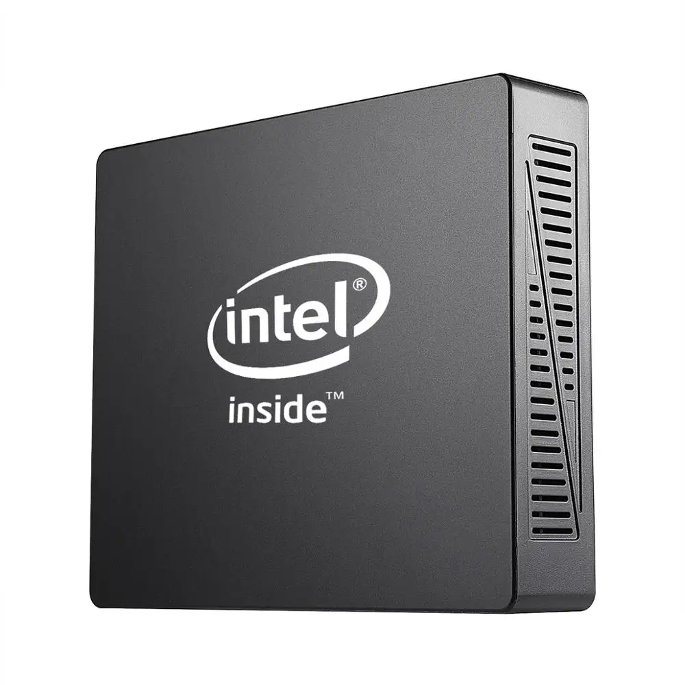 Безвентиляторный мини ПК WIN10 компьютер Intel Celeron J3455 4 ГБ/64 Гб BT4.0 type C USB 3 0 2 + 5 8G Wifi VGA 4K