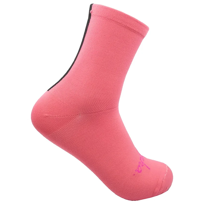 DRH-pink 1 пара уличных спортивных велосипедных носков, высококачественные велосипедные носки, профессиональные носки для бега, баскетбола, футбола - Цвет: DRH-pink