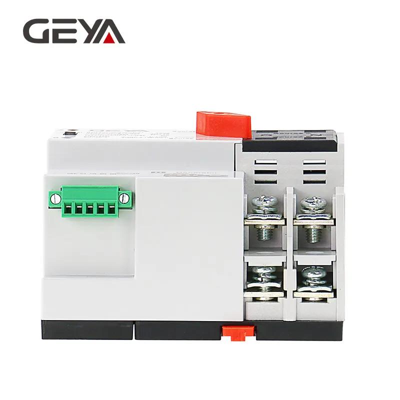 Автоматический выключатель GEYA 2Pole ATS 63A 100A 50/60 Гц PC класс двойной передачи мощности