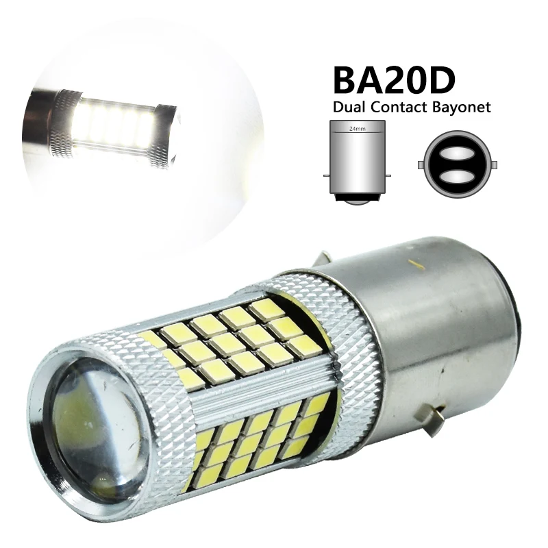 

1x Super Bright H6 BA20D H6M PX15D LED Motorcycle Headlight H6 Hi/Lo Beam Motorbike Headlight H6M Fog Light Bulb DC 12V