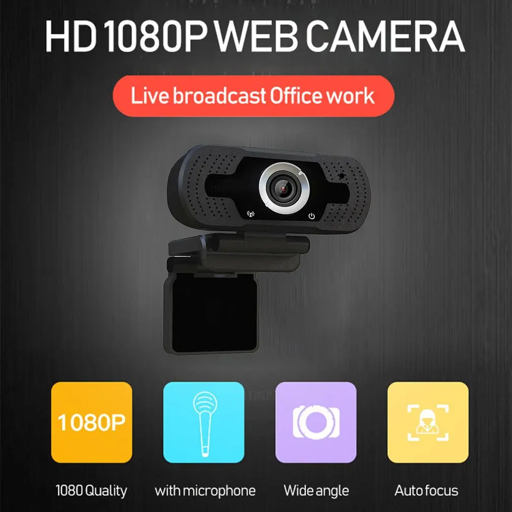 

2021 NEW 1080P Mini Webcam with Mic USB Desktop Laptop Camera Computer Webcam Pro Video Camera for PC Video Calls