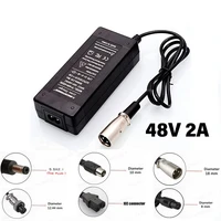48v 2a lead acid battery charger for 57 6v lead acid battery electric bicycle bike scooters motorcycle charger dcxlrgx16