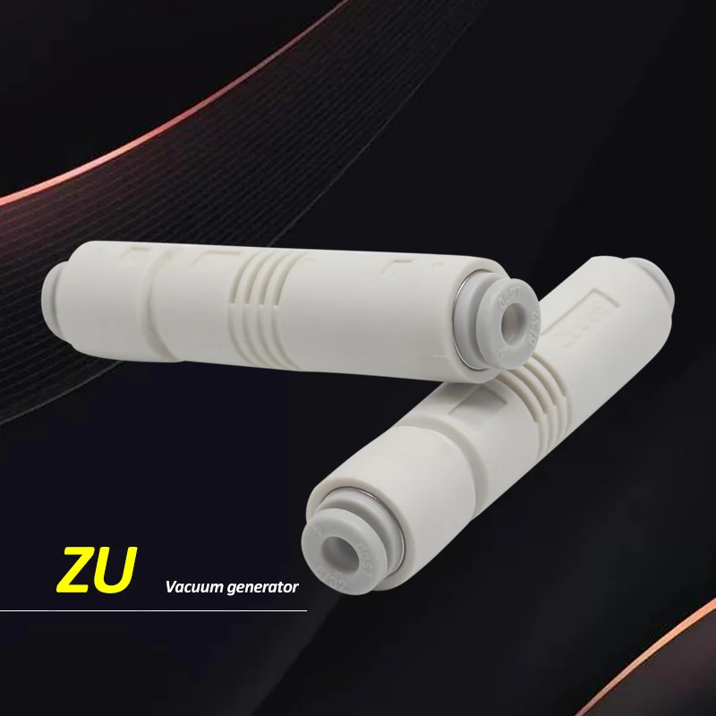 

ZU Vacuum Ejector Pneumatic vacuum fitting tubular negative pressure generator ZU05S ZU07S manipulator ZU05L ZU07L Large flow