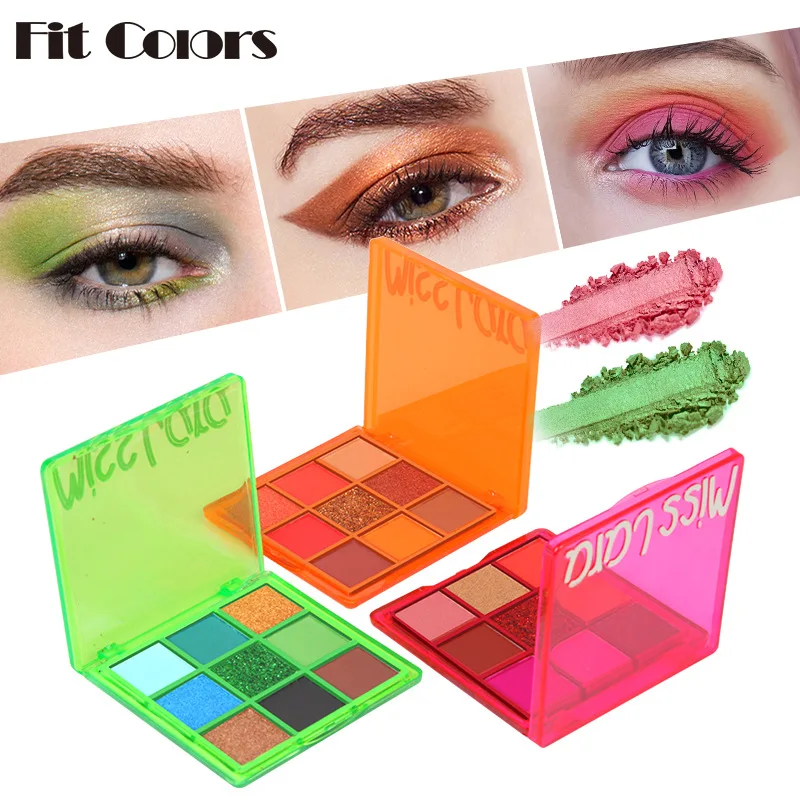 

9 Colors Pearlescent Eyeshadow Palette Beauty Glazed High Quality Professional Makeup Eye Shadows With Sparkles Korean Cosmetics