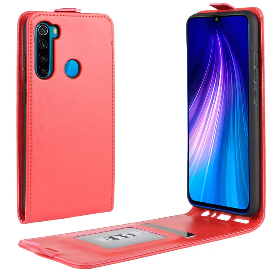 xiaomi Redmi Note 8T чехол 6.3 дюймов ретро кожаный Магнитный Вертикальный книжка Флип чехол на для xiaomi Redmi Note 8T note8T чехол чехлы обложка бизнес телефона сумка