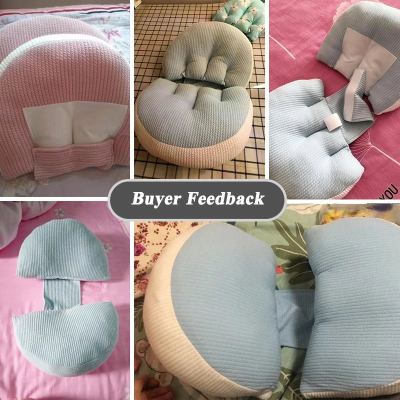 

Babyinner U-shape Maternity Pillow Comfortable Adjustable Protect Waist Pillow Multifunction Pregnant Pillows for Sleeping