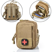 tactical molle pouch mini outdoor war bag cell phone medical carrier edc ifak pouch shoulder bag soft pocket hunting accessories