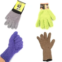 1 pc washing gloves cleaning tool car wash gloves coral velvet knitted car detailing dust removal gloves car accessories tools